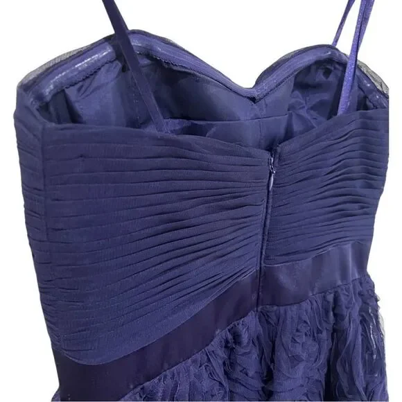 Adrianna Papell  Evening cocktail navy strapless dress size 6 - Picture 8 of 11